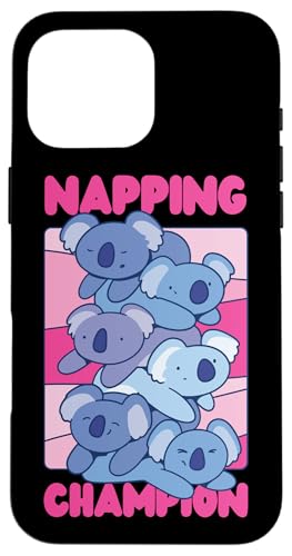 Koala: Champion beim Nickerchen Hülle für iPhone 16 Pro Max Koala: Champion beim Nickerchen Hülle für iPhone 16 Pro Max von Cute Koala Designs For Girls And Boys