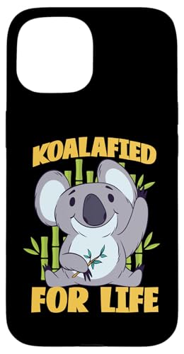Koala: Ein Leben lang koalafiert Hülle für iPhone 15 Koala: Ein Leben lang koalafiert Hülle für iPhone 15 von Cute Koala Designs For Girls And Boys