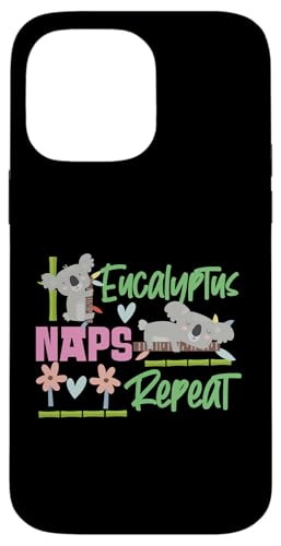 Koala: Eukalyptus, Nickerchen, Wiederholung Hülle für iPhone 14 Pro Max Koala: Eukalyptus, Nickerchen, Wiederholung Hülle für iPhone 14 Pro Max von Cute Koala Designs For Girls And Boys