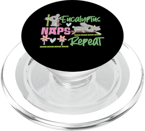 Koala: Eukalyptus, Nickerchen, Wiederholung PopSockets PopGrip für MagSafe von Cute Koala Designs For Girls And Boys