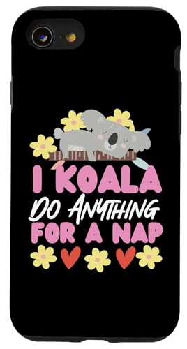 Koala: Ich Koala tue alles für ein Nickerchen Hülle für iPhone SE (2020) / 7 / 8 von Cute Koala Designs For Girls And Boys