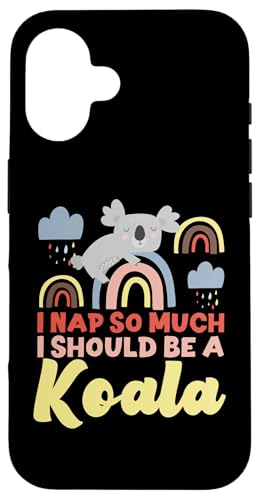 Koala: Ich mache so viel Nickerchen, dass ich ein Koala sein sollte Hülle für iPhone 16 Koala: Ich mache so viel Nickerchen, dass ich ein Koala sein sollte Hülle für iPhone 16 von Cute Koala Designs For Girls And Boys