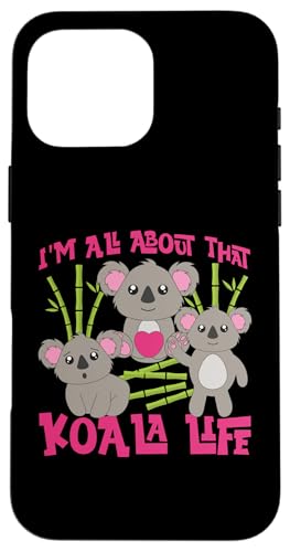 Koala: Mir dreht sich alles um das Koala-Leben Hülle für iPhone 16 Pro Max Koala: Mir dreht sich alles um das Koala-Leben Hülle für iPhone 16 Pro Max von Cute Koala Designs For Girls And Boys