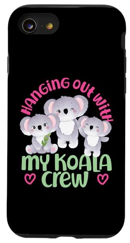 Koala: Mit meiner Koala-Crew abhängen Hülle für iPhone SE (2020) / 7 / 8 von Cute Koala Designs For Girls And Boys