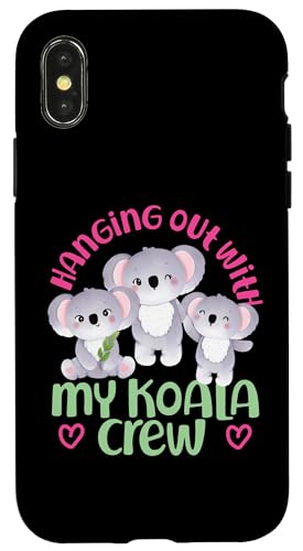 Koala: Mit meiner Koala-Crew abhängen Hülle für iPhone X/XS Koala: Mit meiner Koala-Crew abhängen Hülle für iPhone X/XS von Cute Koala Designs For Girls And Boys