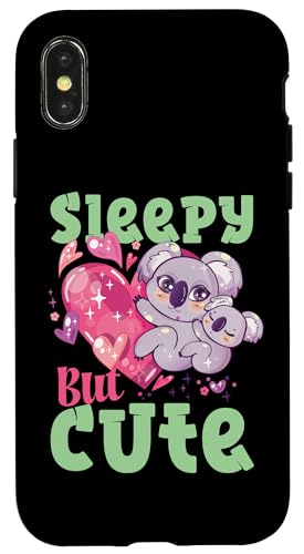 Koala: Schläfrig aber süß Hülle für iPhone X/XS Koala: Schläfrig aber süß Hülle für iPhone X/XS von Cute Koala Designs For Girls And Boys