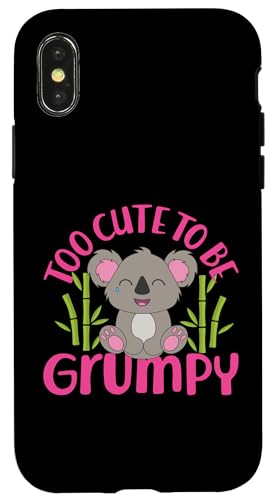 Koala: Zu süß, um mürrisch zu sein Hülle für iPhone X/XS Koala: Zu süß, um mürrisch zu sein Hülle für iPhone X/XS von Cute Koala Designs For Girls And Boys