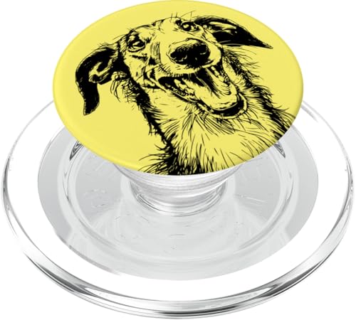Funny Illustration Art Drawing Portrait Russian Borzoi Lover PopSockets PopGrip für MagSafe Funny Illustration Art Drawing Portrait Russian Borzoi Lover PopSockets PopGrip für MagSafe von Cute Long Nose Borzoi Gift Shirts & Hoodies