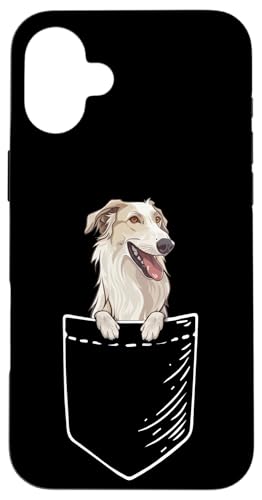 Funny Pocket Borzoi Dog Lover Hülle für iPhone 16 Plus von Cute Long Nose Borzoi Gift Shirts & Hoodies