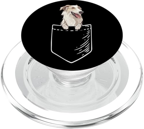 Funny Pocket Borzoi Dog Lover PopSockets PopGrip für MagSafe Funny Pocket Borzoi Dog Lover PopSockets PopGrip für MagSafe von Cute Long Nose Borzoi Gift Shirts & Hoodies