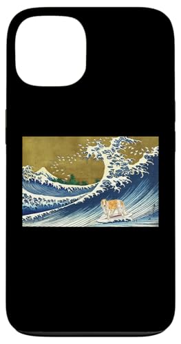 Funny Retro Vintage Surfing A Wave Russian Borzoi Dog Lover Hülle für iPhone 13 von Cute Long Nose Borzoi Gift Shirts & Hoodies