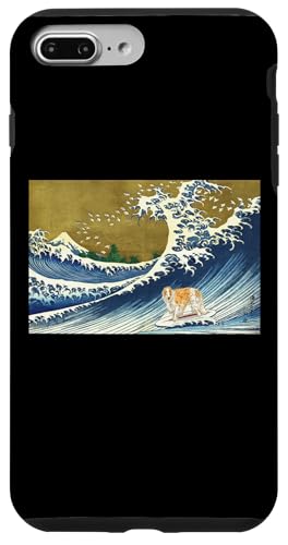 Funny Retro Vintage Surfing A Wave Russian Borzoi Dog Lover Hülle für iPhone 7 Plus/8 Plus von Cute Long Nose Borzoi Gift Shirts & Hoodies