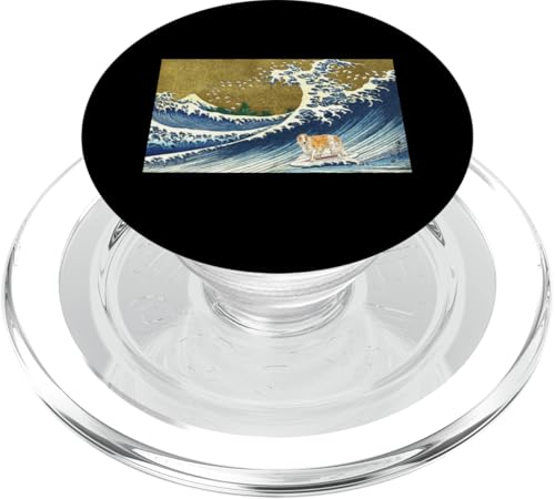 Funny Retro Vintage Surfing A Wave Russian Borzoi Dog Lover PopSockets PopGrip für MagSafe Funny Retro Vintage Surfing A Wave Russian Borzoi Dog Lover PopSockets PopGrip für MagSafe von Cute Long Nose Borzoi Gift Shirts & Hoodies