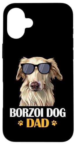 Funny Russian Borzoi Lover Borzoi Dog Dad Hülle für iPhone 16 Plus Funny Russian Borzoi Lover Borzoi Dog Dad Hülle für iPhone 16 Plus von Cute Long Nose Borzoi Gift Shirts & Hoodies