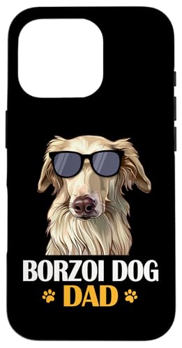 Funny Russian Borzoi Lover Borzoi Dog Dad Hülle für iPhone 16 Pro von Cute Long Nose Borzoi Gift Shirts & Hoodies