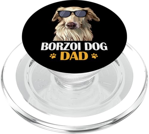 Funny Russian Borzoi Lover Borzoi Dog Dad PopSockets PopGrip für MagSafe Funny Russian Borzoi Lover Borzoi Dog Dad PopSockets PopGrip für MagSafe von Cute Long Nose Borzoi Gift Shirts & Hoodies