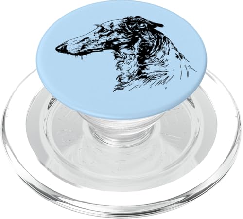 Illustration Art Drawing Portrait Russian Borzoi Lover PopSockets PopGrip für MagSafe Illustration Art Drawing Portrait Russian Borzoi Lover PopSockets PopGrip für MagSafe von Cute Long Nose Borzoi Gift Shirts & Hoodies