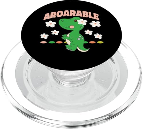 Aroarable Cute Green Dinosaurier PopSockets PopGrip für MagSafe Aroarable Cute Green Dinosaurier PopSockets PopGrip für MagSafe von Cute Matching Dinosaur Family Outfits
