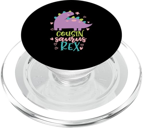 Cousin Saurus Rex Dinosaurier Kinder PopSockets PopGrip für MagSafe von Cute Matching Dinosaur Family Outfits