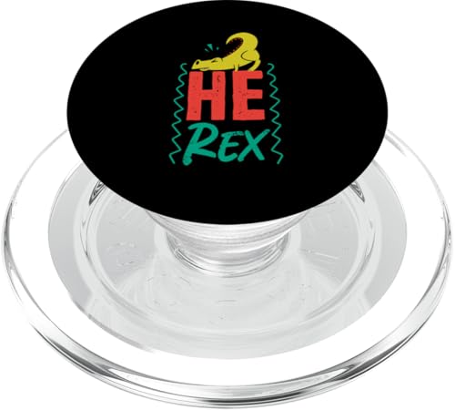 He Rex Dinosaurier PopSockets PopGrip für MagSafe He Rex Dinosaurier PopSockets PopGrip für MagSafe von Cute Matching Dinosaur Family Outfits