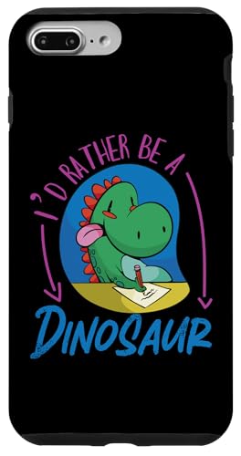 Ich wäre lieber ein Dinosaurier Hülle für iPhone 7 Plus/8 Plus von Cute Matching Dinosaur Family Outfits