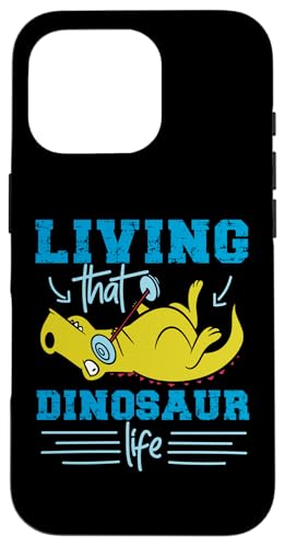 Living That Dinosaurier Life Dino mit Langhantel Hülle für iPhone 16 Pro Living That Dinosaurier Life Dino mit Langhantel Hülle für iPhone 16 Pro von Cute Matching Dinosaur Family Outfits