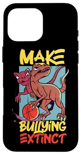 Machen Sie Bullying ausgestorbene Basketball-Dinos Hülle für iPhone 16 Pro Max Machen Sie Bullying ausgestorbene Basketball-Dinos Hülle für iPhone 16 Pro Max von Cute Matching Dinosaur Family Outfits