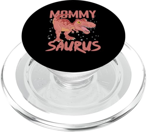 Mommy Saurus Dinosaurier PopSockets PopGrip für MagSafe Mommy Saurus Dinosaurier PopSockets PopGrip für MagSafe von Cute Matching Dinosaur Family Outfits