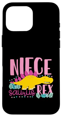 Niece Saurus Rex Lustiger Dinosaurier Kinder Mädchen Hülle für iPhone 16 Pro Max von Cute Matching Dinosaur Family Outfits