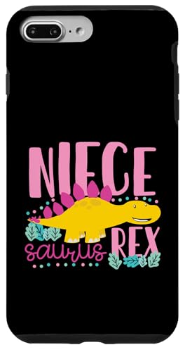 Niece Saurus Rex Lustiger Dinosaurier Kinder Mädchen Hülle für iPhone 7 Plus/8 Plus von Cute Matching Dinosaur Family Outfits