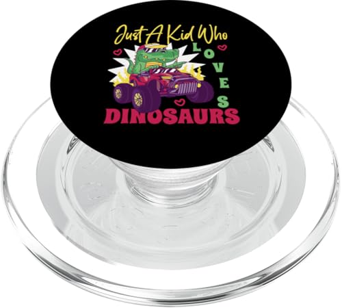 Nur ein Kind, das Dinosaurier liebt PopSockets PopGrip für MagSafe Nur ein Kind, das Dinosaurier liebt PopSockets PopGrip für MagSafe von Cute Matching Dinosaur Family Outfits