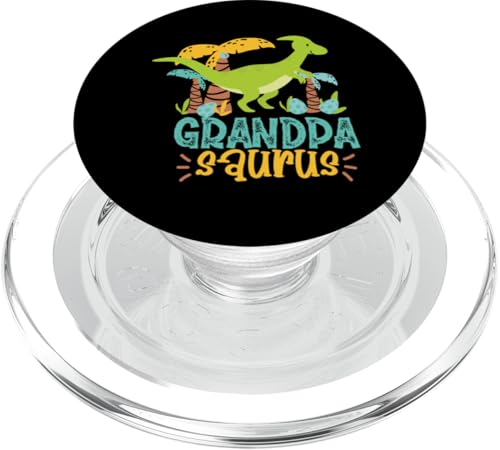 Opa Saurus Rex Dinosaurier Parasaurolophus PopSockets PopGrip für MagSafe von Cute Matching Dinosaur Family Outfits