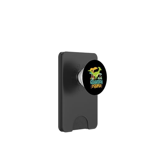 Opa Saurus Rex Dinosaurier Parasaurolophus PopSockets PopWallet für MagSafe von Cute Matching Dinosaur Family Outfits