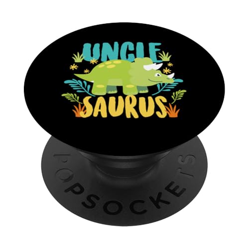 Uncle Saurus Rex Dinosaurier Familientreffen PopSockets Klebender PopGrip von Cute Matching Dinosaur Family Outfits