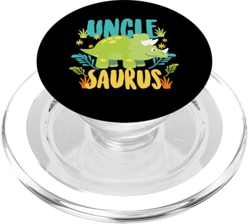 Uncle Saurus Rex Dinosaurier Familientreffen PopSockets PopGrip für MagSafe von Cute Matching Dinosaur Family Outfits