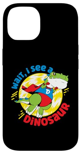 Warte, ich sehe einen Dinosaurier-Superhelden Hülle für iPhone 14 Warte, ich sehe einen Dinosaurier-Superhelden Hülle für iPhone 14 von Cute Matching Dinosaur Family Outfits