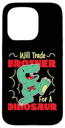 Will Trade Brother For A Dinosaurier Gaming Dino Hülle für iPhone 15 Pro Will Trade Brother For A Dinosaurier Gaming Dino Hülle für iPhone 15 Pro von Cute Matching Dinosaur Family Outfits