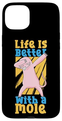 Maulwurf-Tier: Das Leben ist besser mit einem Maulwurf Hülle für iPhone 15 Plus von Cute Mole Animal Designs For Girls And Boys