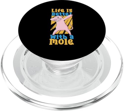 Maulwurf-Tier: Das Leben ist besser mit einem Maulwurf PopSockets PopGrip für MagSafe Maulwurf-Tier: Das Leben ist besser mit einem Maulwurf PopSockets PopGrip für MagSafe von Cute Mole Animal Designs For Girls And Boys