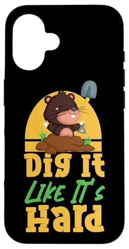 Maulwurf-Tier: Graben Sie es wie es hart ist Hülle für iPhone 16 Maulwurf-Tier: Graben Sie es wie es hart ist Hülle für iPhone 16 von Cute Mole Animal Designs For Girls And Boys