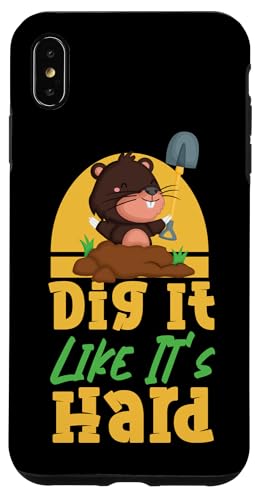 Maulwurf-Tier: Graben Sie es wie es hart ist Hülle für iPhone XS Max von Cute Mole Animal Designs For Girls And Boys