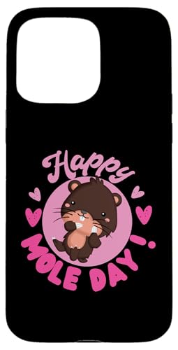 Maulwurf-Tier: Happy Mole Day! Hülle für iPhone 15 Pro Max Maulwurf-Tier: Happy Mole Day! Hülle für iPhone 15 Pro Max von Cute Mole Animal Designs For Girls And Boys