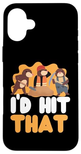 Maulwurf-Tier: I'd Hit That Hülle für iPhone 16 Plus Maulwurf-Tier: I'd Hit That Hülle für iPhone 16 Plus von Cute Mole Animal Designs For Girls And Boys