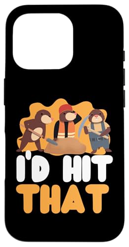 Maulwurf-Tier: I'd Hit That Hülle für iPhone 16 Pro Maulwurf-Tier: I'd Hit That Hülle für iPhone 16 Pro von Cute Mole Animal Designs For Girls And Boys
