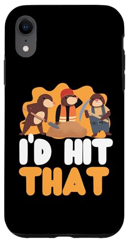 Maulwurf-Tier: I'd Hit That Hülle für iPhone XR Maulwurf-Tier: I'd Hit That Hülle für iPhone XR von Cute Mole Animal Designs For Girls And Boys