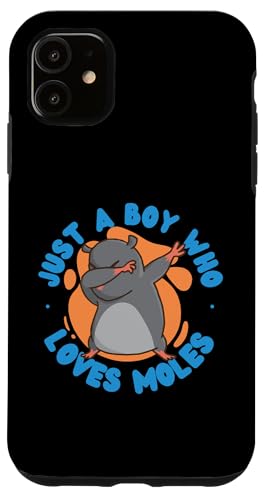 Maulwurf-Tier: Just A Boy Who Loves Maulwürfe Hülle für iPhone 11 von Cute Mole Animal Designs For Girls And Boys