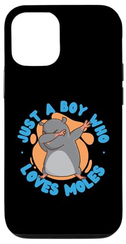 Maulwurf-Tier: Just A Boy Who Loves Maulwürfe Hülle für iPhone 12/12 Pro von Cute Mole Animal Designs For Girls And Boys