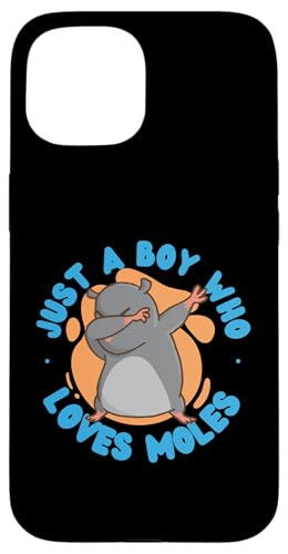 Maulwurf-Tier: Just A Boy Who Loves Maulwürfe Hülle für iPhone 15 von Cute Mole Animal Designs For Girls And Boys