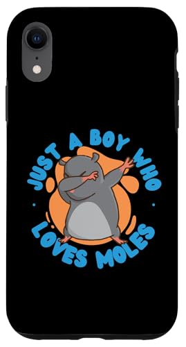 Maulwurf-Tier: Just A Boy Who Loves Maulwürfe Hülle für iPhone XR von Cute Mole Animal Designs For Girls And Boys