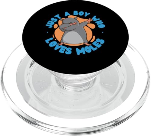 Maulwurf-Tier: Just A Boy Who Loves Maulwürfe PopSockets PopGrip für MagSafe Maulwurf-Tier: Just A Boy Who Loves Maulwürfe PopSockets PopGrip für MagSafe von Cute Mole Animal Designs For Girls And Boys